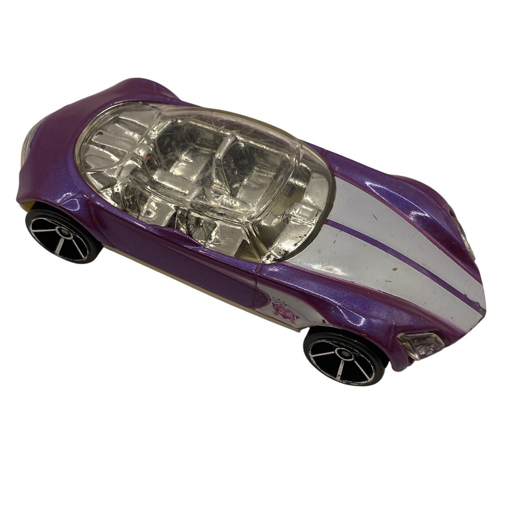 Hot Wheels Avant Garde Purple Metallic White Stripes Concept Car 1:64 Diecast
